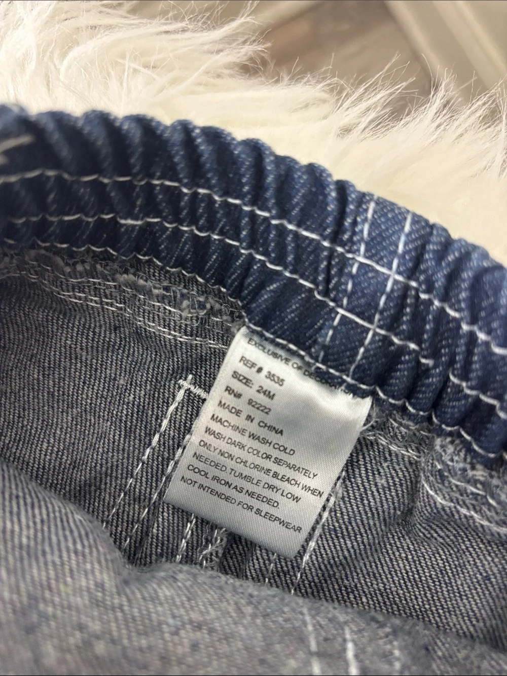 Carter's Dark Blue Rolled-Cuff Jeans Size 24M